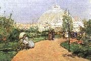 The Chicago Exhibition, Crystal Palace Childe Hassam